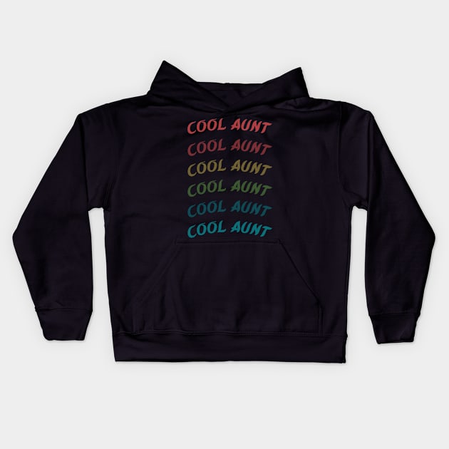 Cool aunt gift for aunt, new aunt gift, gift for her 2022 Kids Hoodie by Maroon55